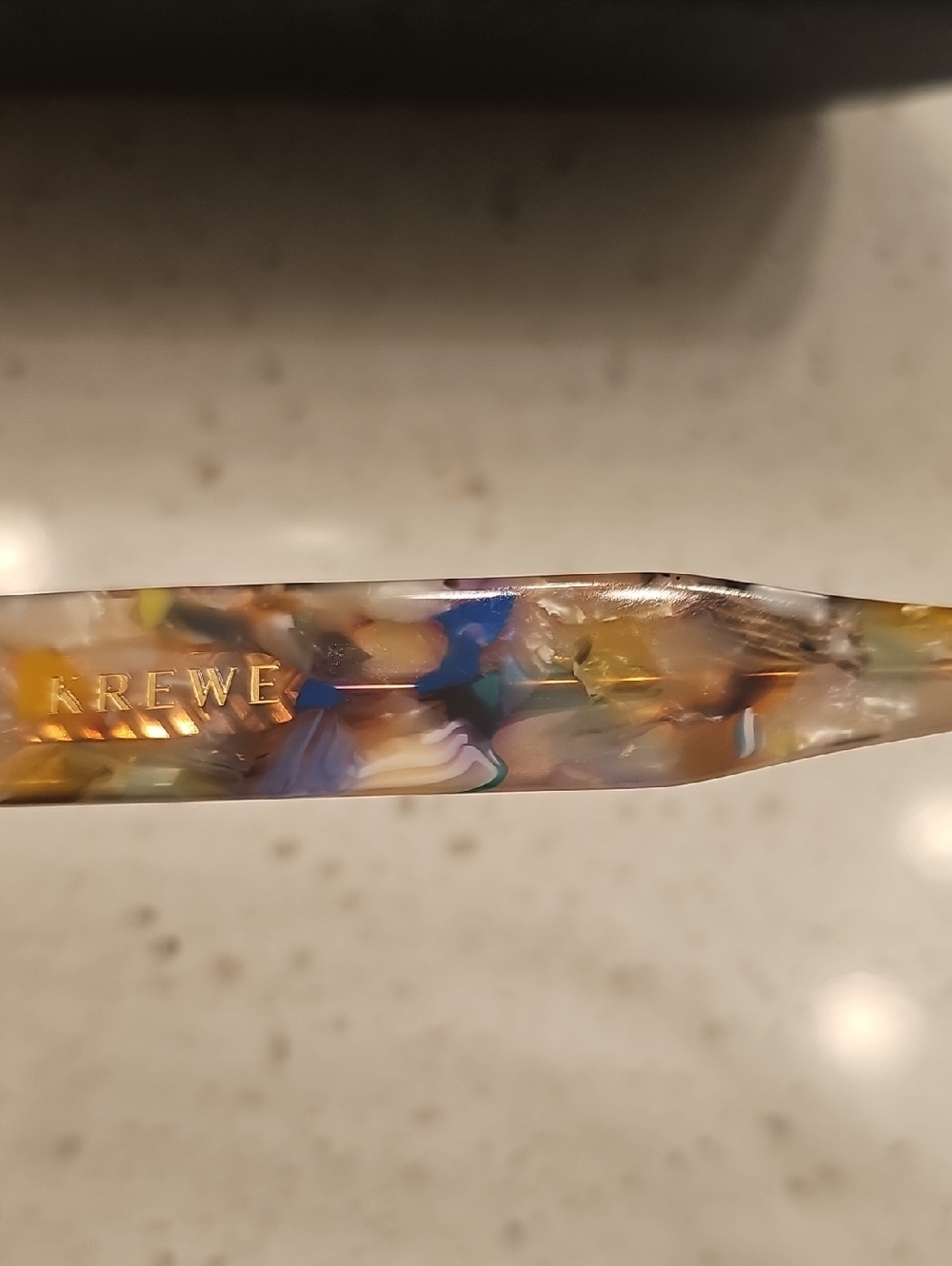 KREWE Brigitte Sunglasses in Gelato Multicolor Acetate - Picture 5 of 6